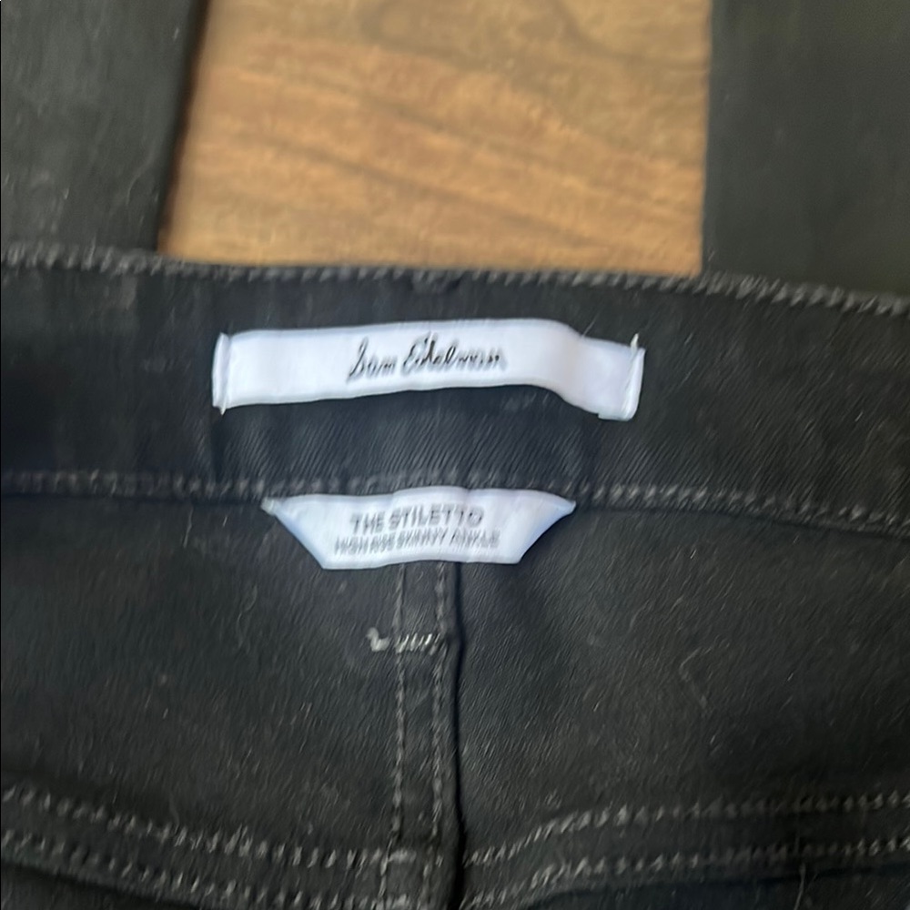 Sam Edelman Black High-Rise Skinny - Picture 4 of 5